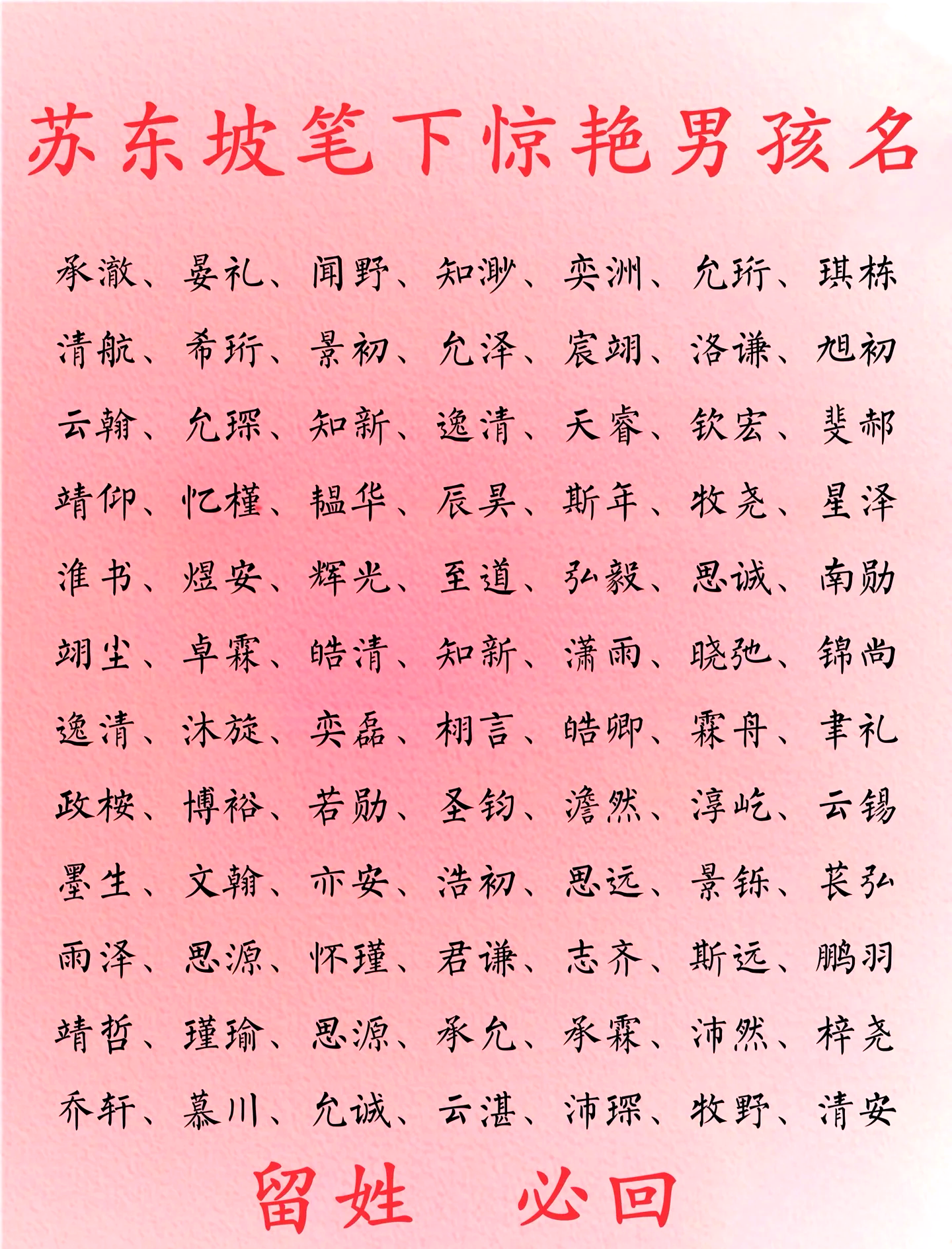 男孩起名打分(男孩起名带一好不好)