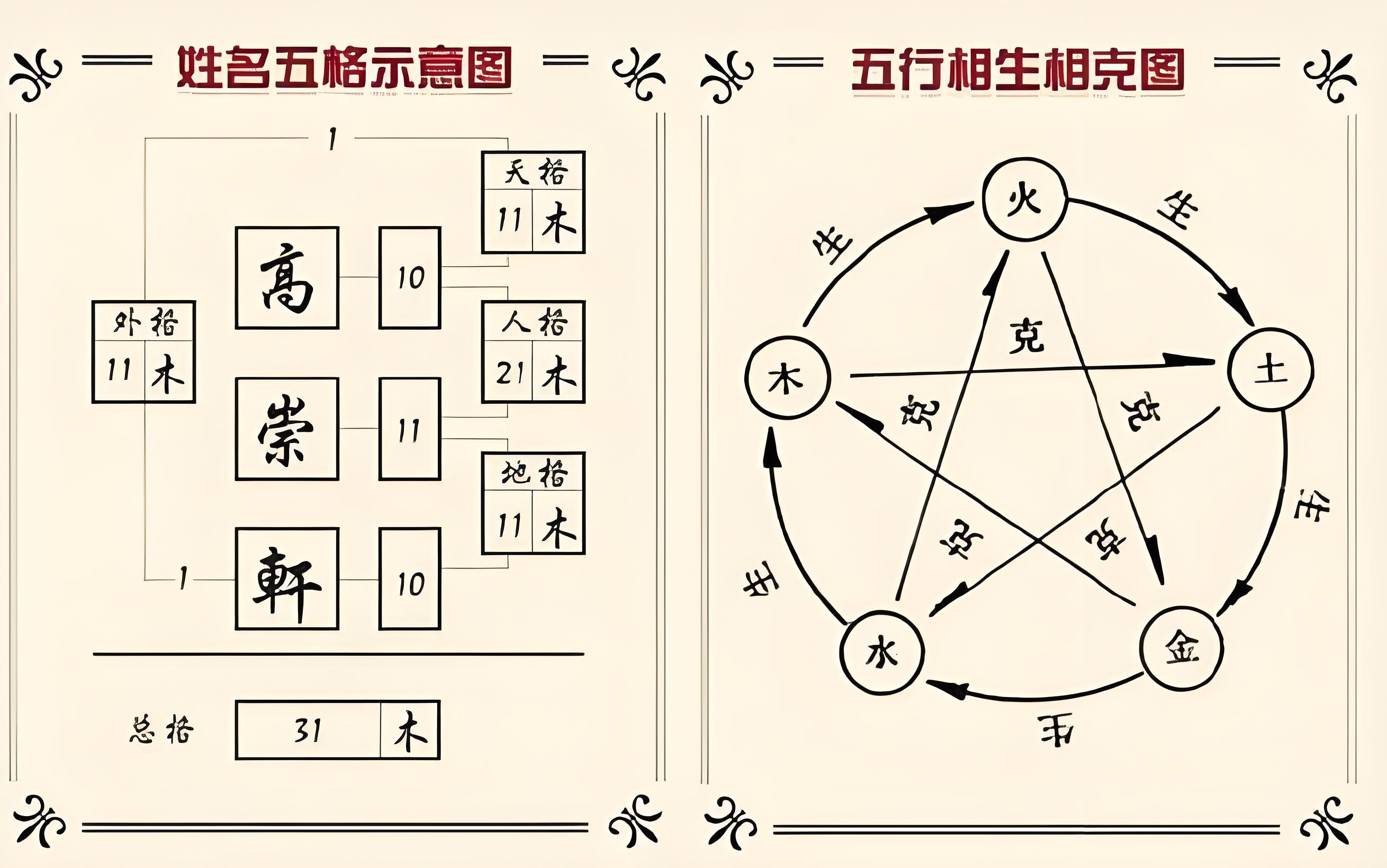 五格姓名(姓名五格吉数) 五格姓名(姓名五格吉数)