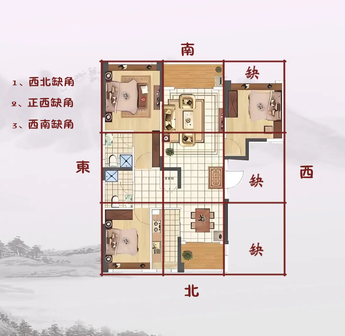 房子格局风水禁忌(房子风水布局禁忌详解)