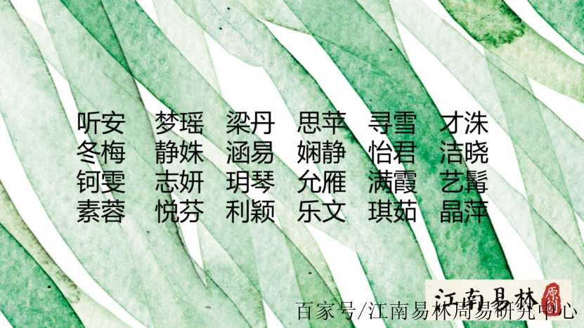 唐诗取名(唐诗取名慎用)