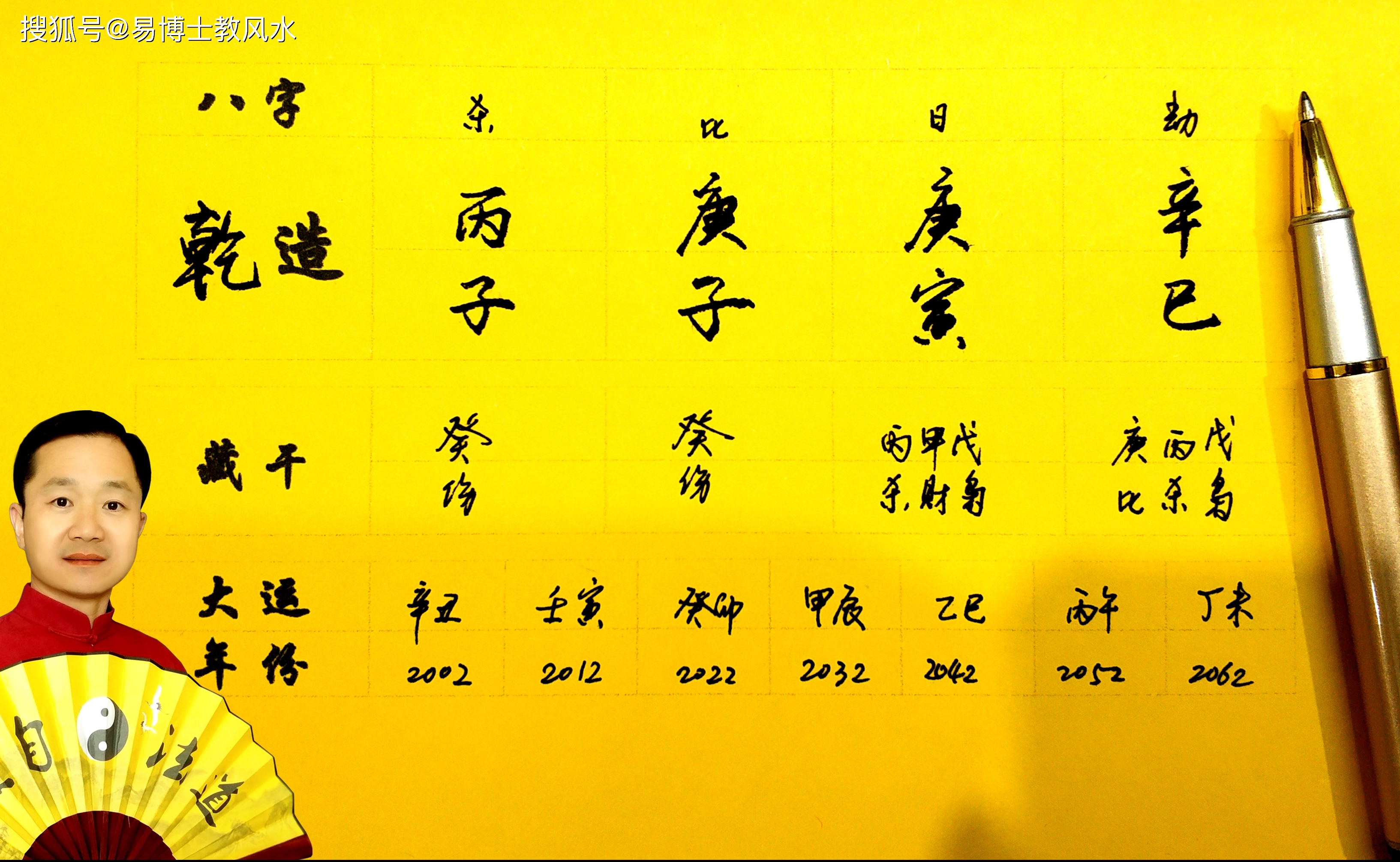 水墨先生生辰八字测命(水墨先生八字测长相全流程)