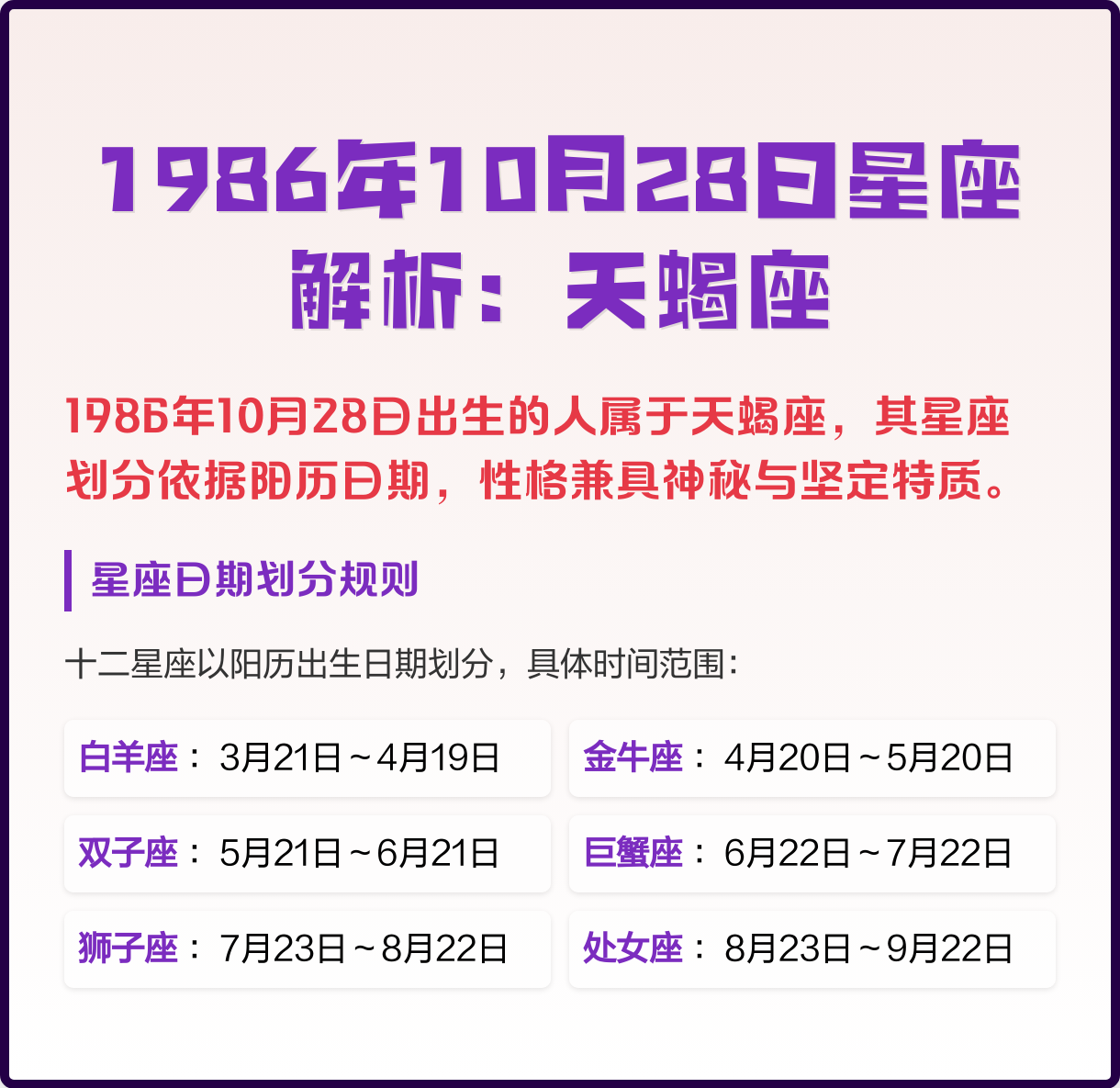 星座解析大全app(星座解析大全详细全面) 星座解析大全app(星座解析大全详细全面)