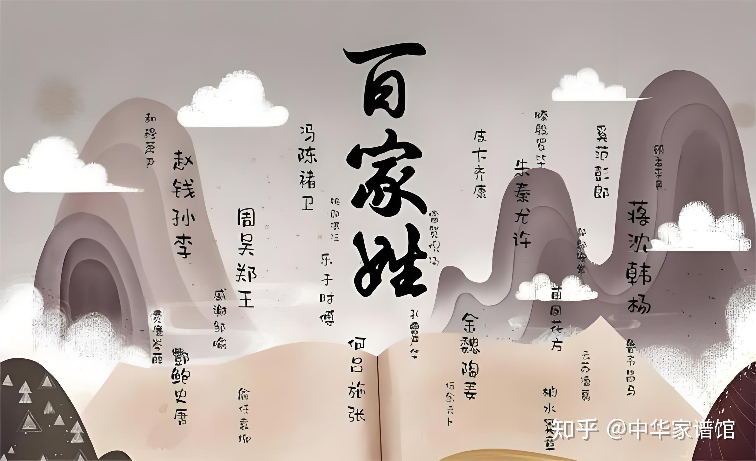 百家姓的意思是什么(百家姓是什么意思怎么解释)