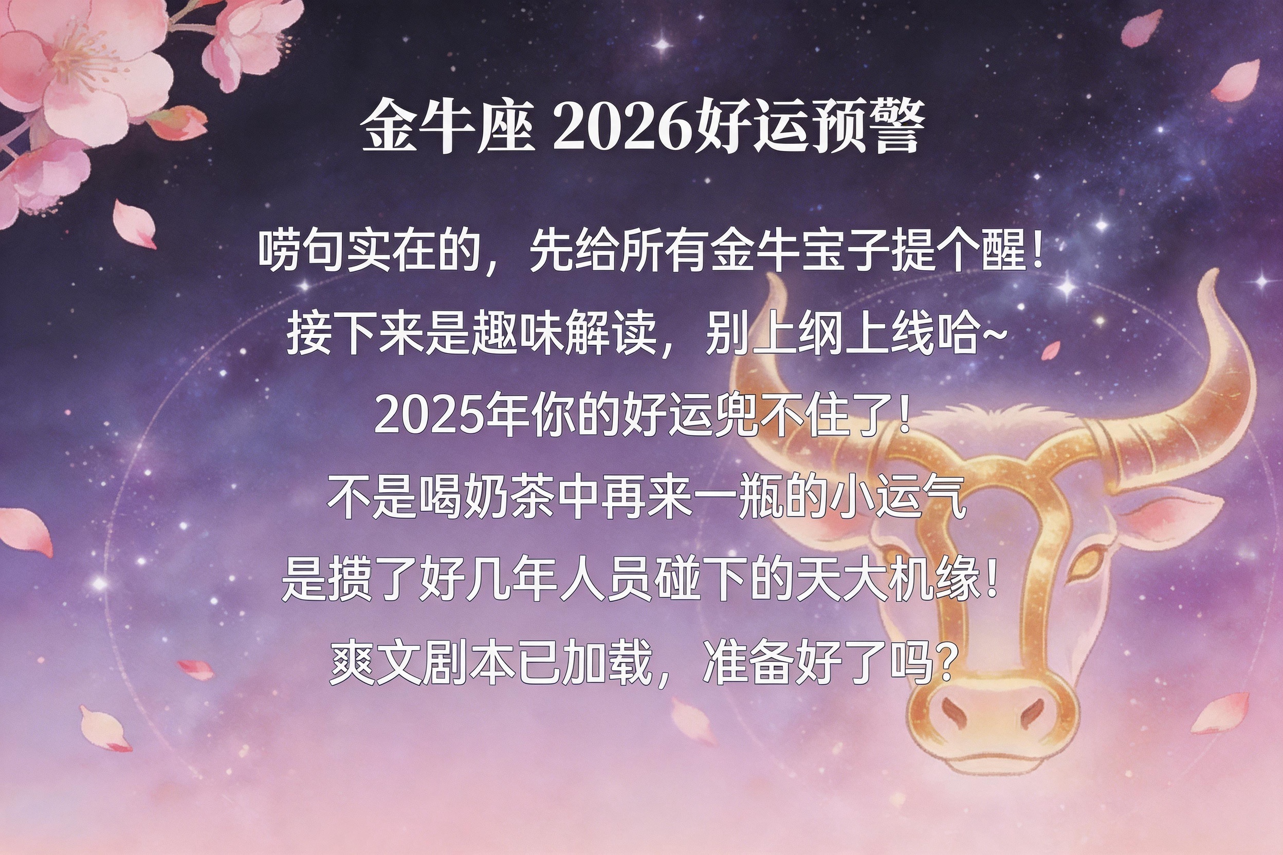 金牛座未来7年的大运(金牛座2027年大运开始了吗) 金牛座未来7年的大运(金牛座2027年大运开始了吗)