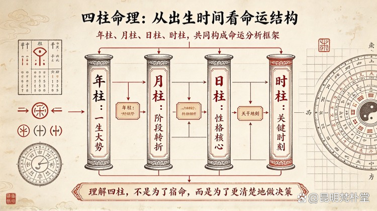 四柱八字全面解析图(四柱八字排盘免费下载安装)