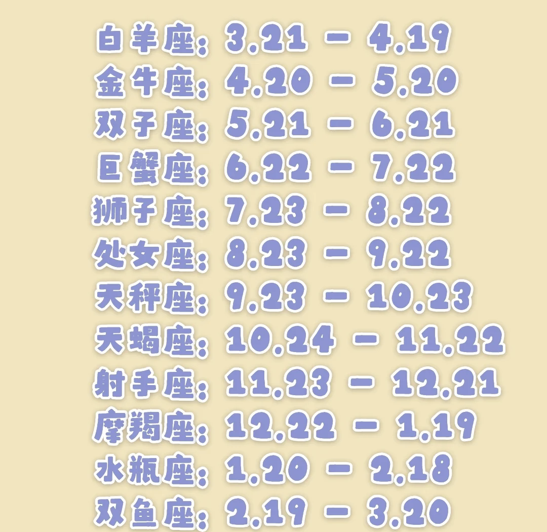 包含免费星座查询网站官网的词条