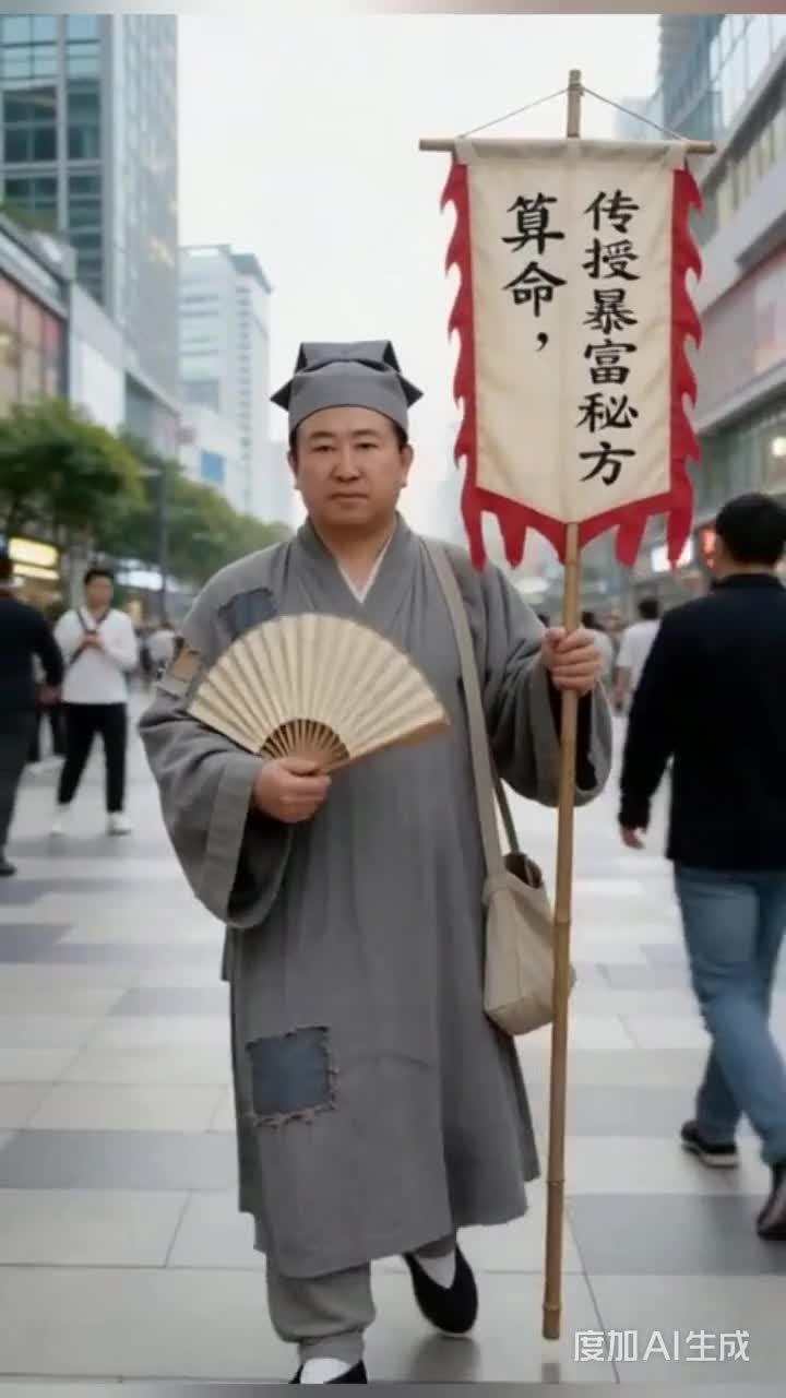 算命先生穿的衣服叫什么(算命先生手里拿的东西叫什么)