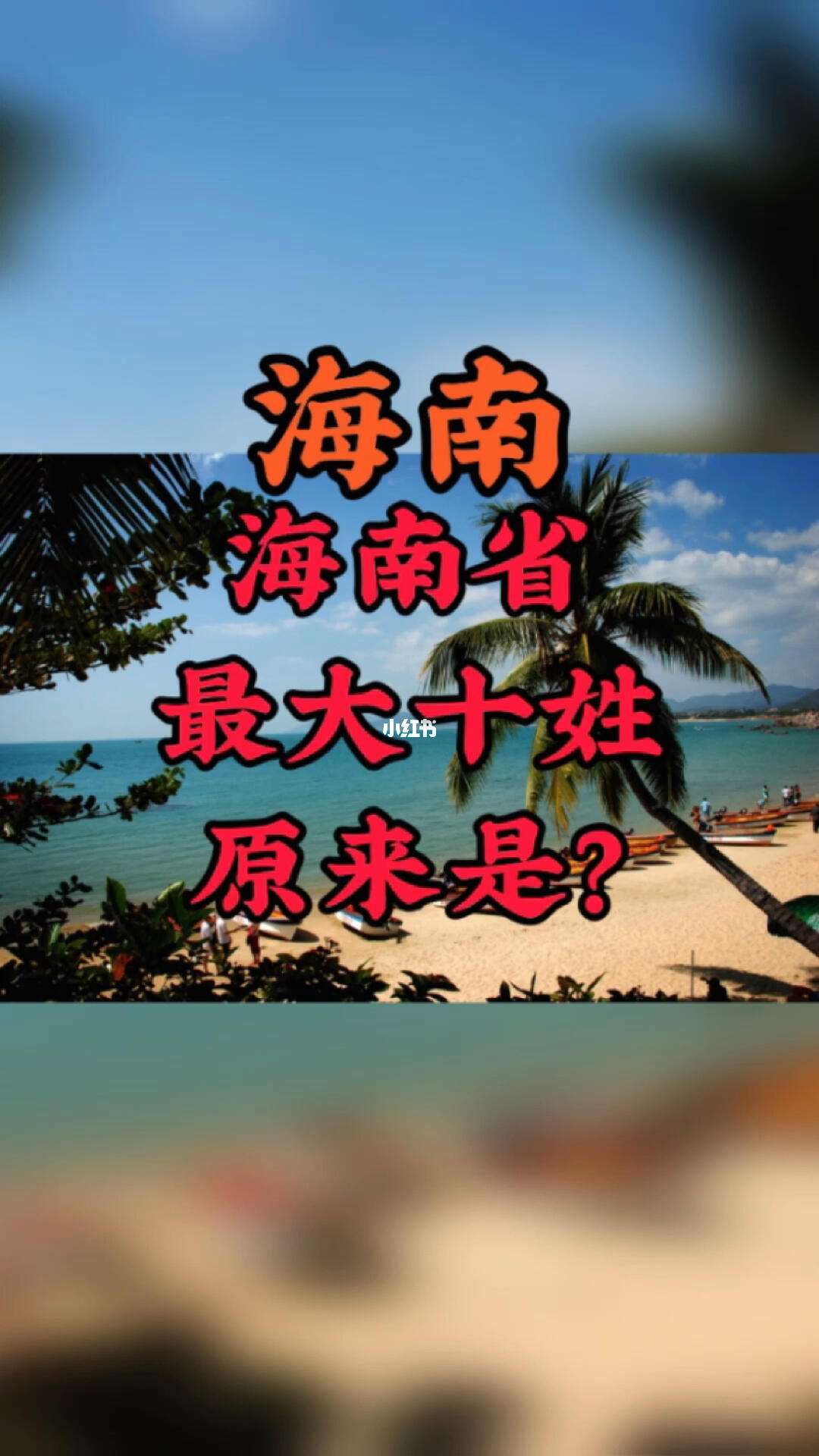 海南最大的姓氏排名(海南100大姓氏排名) 海南最大的姓氏排名(海南100大姓氏排名)