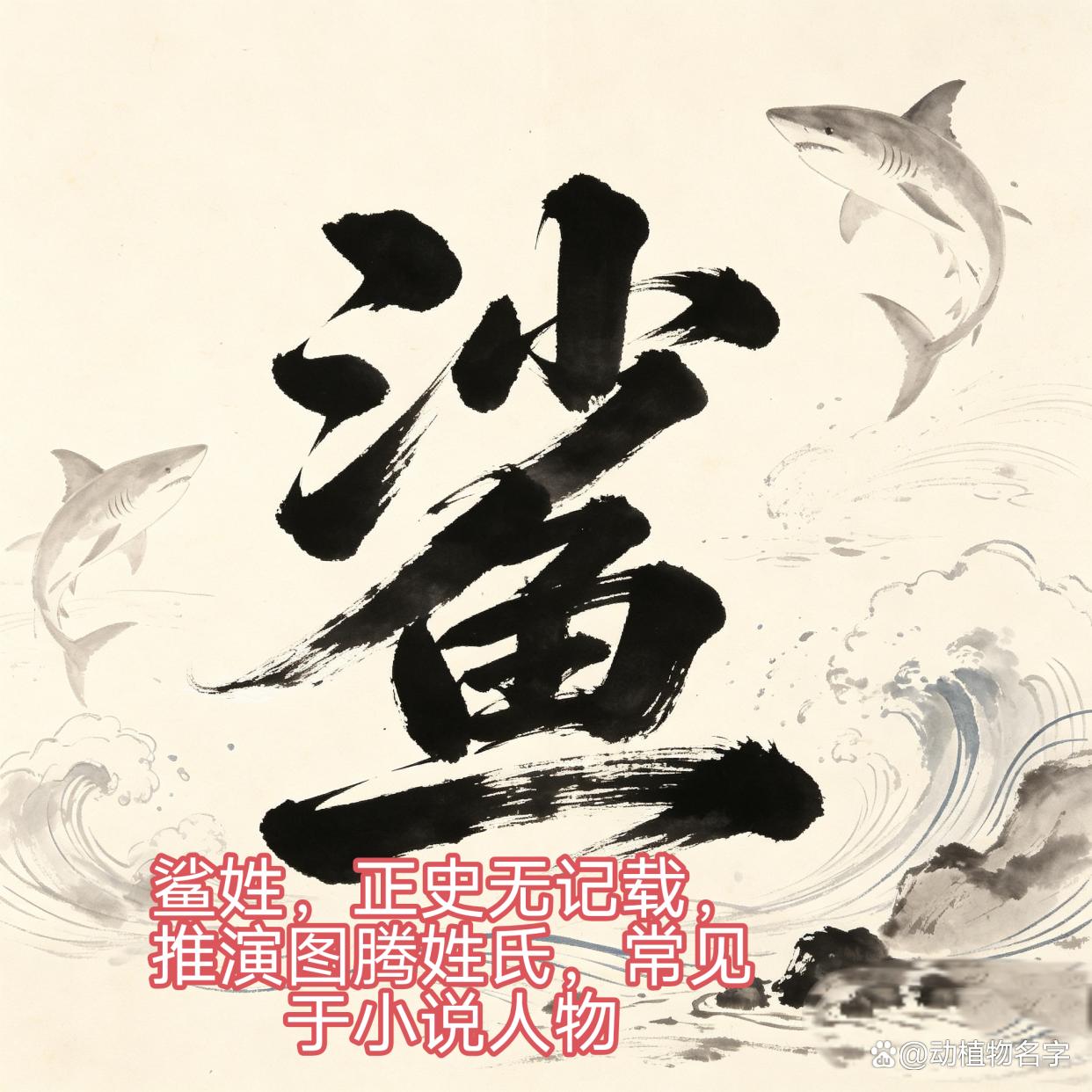 姓氏动物的都有啥(以动物名为姓的姓氏)