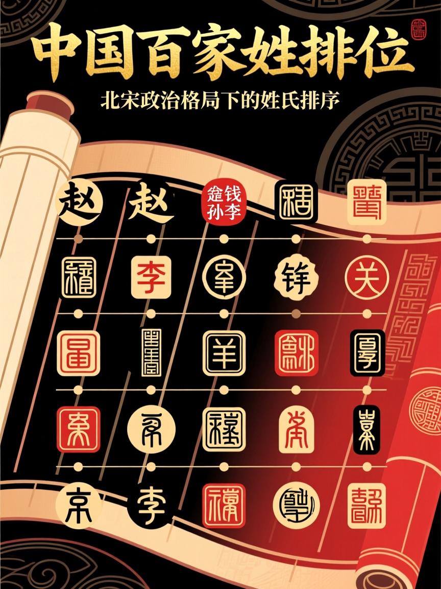 百家姓最新排序(百家姓排序完整版)