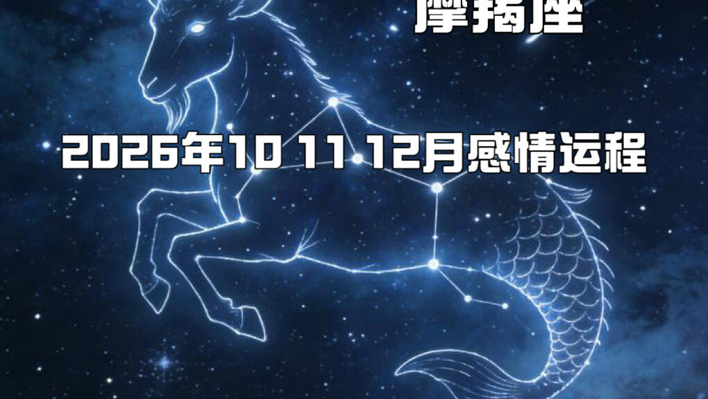 摩羯座运势分析(摩羯座运势完整版)