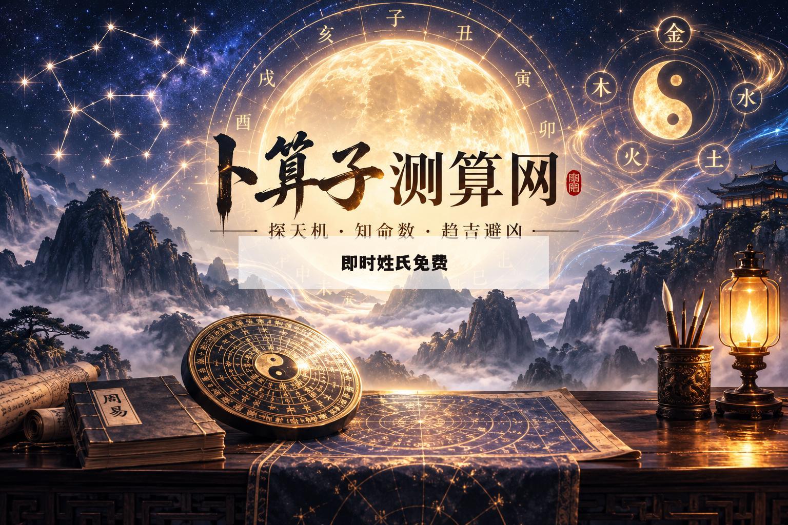 即时姓氏免费(用我名字,冠你姓氏)